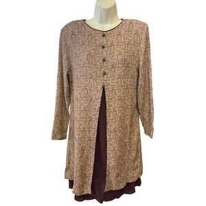 Nicole Studio New York Vintage-Inspired Dress Size Large Elegant Timeless